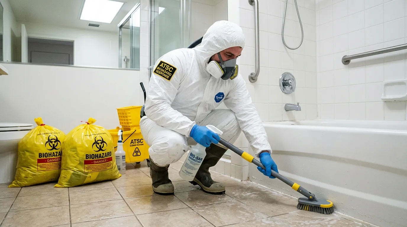 Decontamination equipment deployed for Blood Cleanup in Des Moines